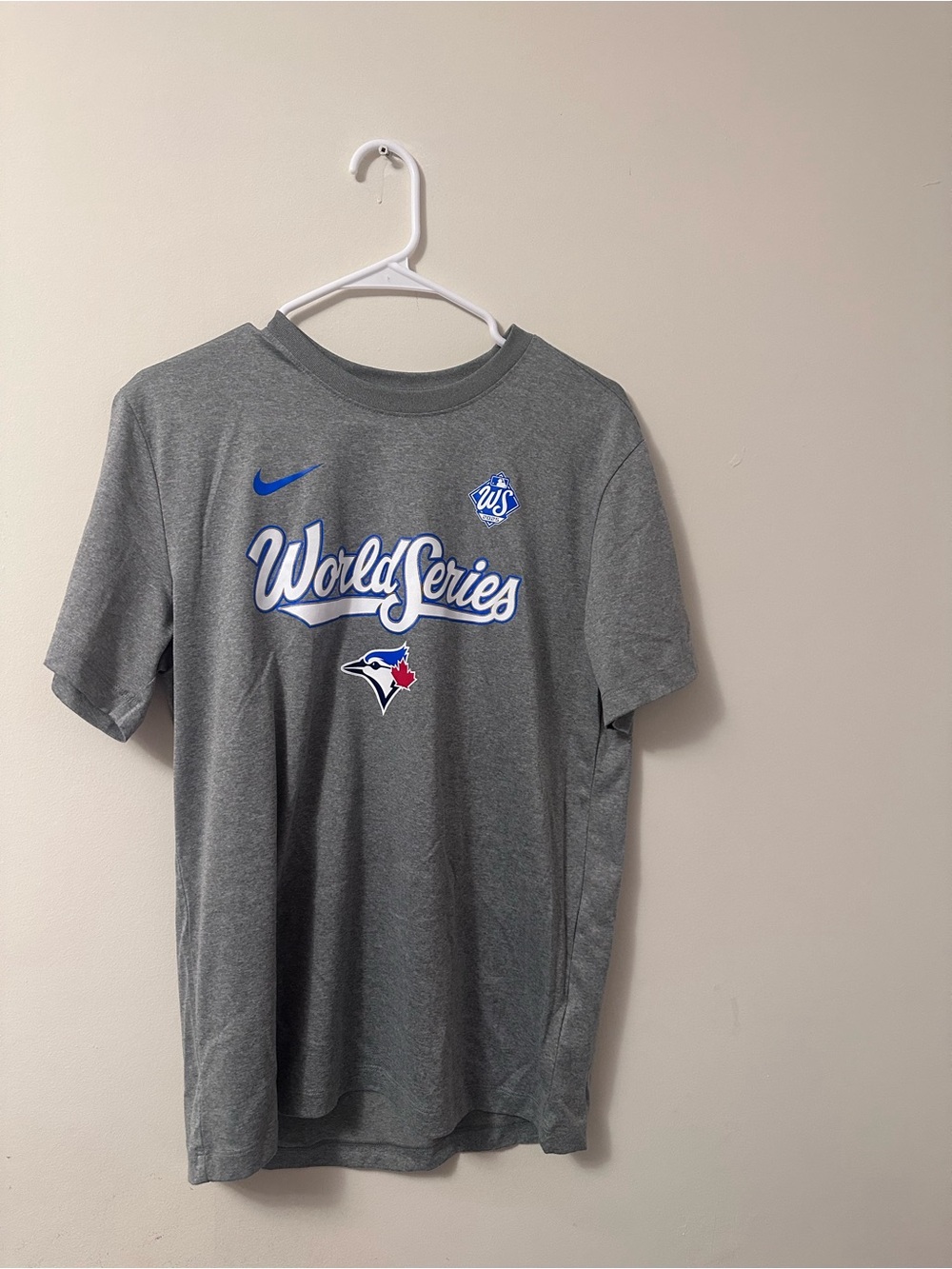Nike Toronto Blue Jays World Series Dri-FIT T-Shirt Grey Size M